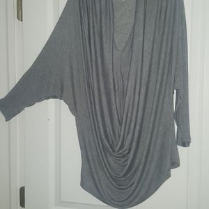 Jennifer Lopez V Neck L 3/4 Dolman Sleeve Draped F